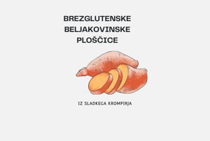 Brezglutenske beljakovinske ploščice iz sladkega krompirja