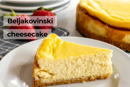 Beljakovinski cheesecake