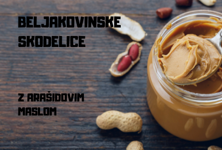 Beljakovinske skodelice z arašidovim maslom 🧁