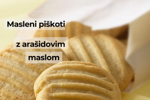 Masleni piškoti z arašidovim maslom