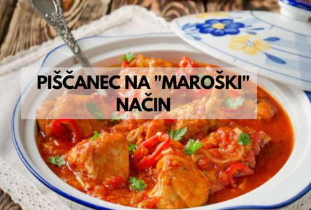 Piščanec na »maroški« način