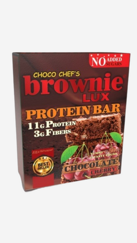 BROWNIE LUX® BELJAKOVINSKA ČOKOLADICA - ČOKO ČEŠNJA 🍒 (50 G)